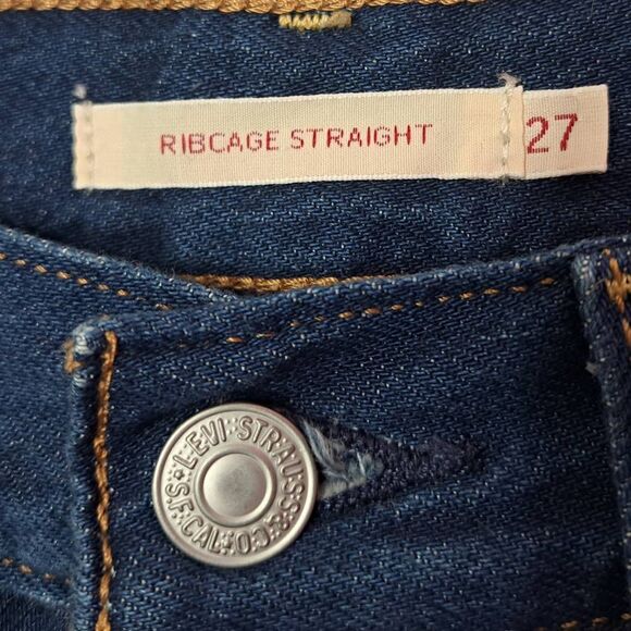 Levi's Women's High Rise Jeans - Dark Blue - Picture 7 of 10